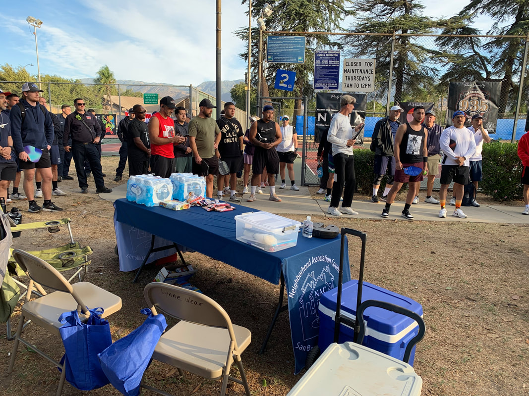 Neighborhood Association Council members together at a community event