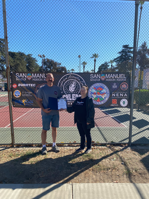 Neighborhood Association Council community pickleball tournament in San Bernardino