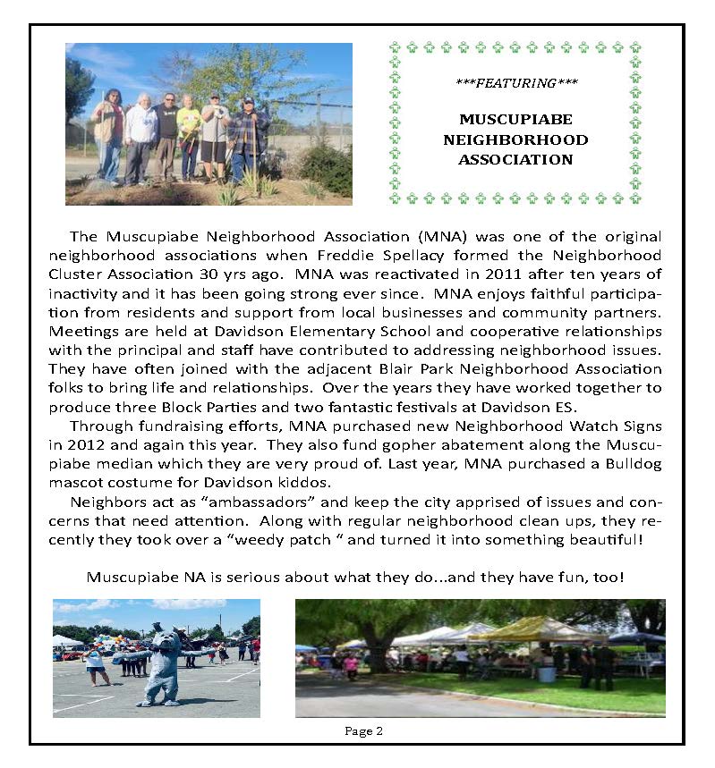 NAC San Bernardino newsletter, Spring 2024, page 2