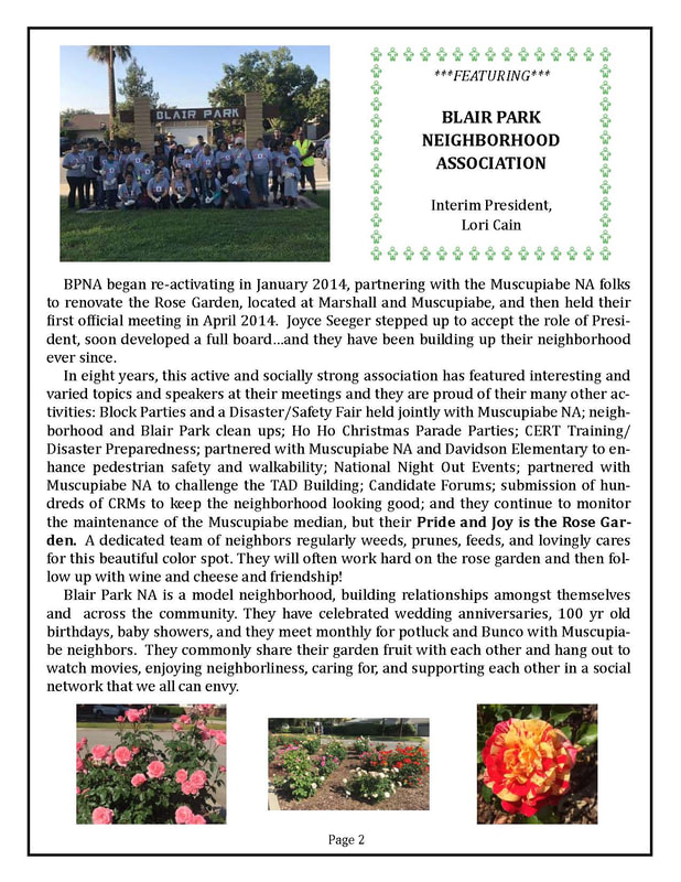 NAC San Bernardino newsletter, Winter 2022, page 2